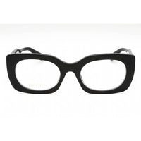 Gucci Women's Eyeglasses - Black Plastic Rectangular Full Rim Frame | GG1154O 001 ,