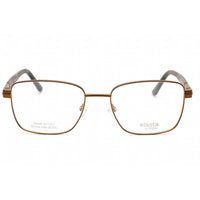 Elasta Men's Eyeglasses - Dark Brown Metal Rectangular Full Rim Frame | E 3125 0R0Z 00 ,