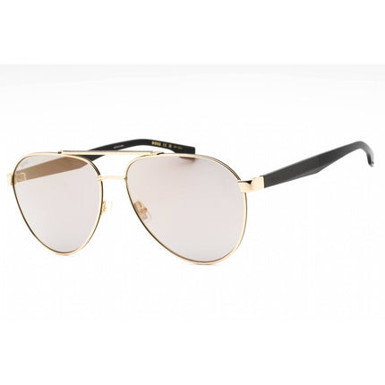 Hugo Boss Men's Sunglasses - Gold Black Metal Frame | BOSS 1485/S 0RHL WM ,
