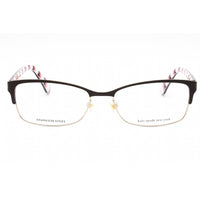 Kate Spade Women's Eyeglasses - Brown Metal Rectangular Frame | Laurianne 009Q 00 ,
