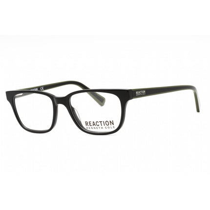 Kenneth Cole Reaction Men's Eyeglasses - Shiny Black Rectangular Frame | KC0809 001 ,