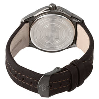 Timex T49631 Men's Expedition Metal Tech Black Dial Brown Leather Strap Stainless Steel Watch ,