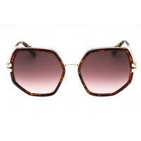 Marc Jacobs Women's Sunglasses - Havana Gold Geometric Metal Frame | MJ 1089/S 02IK HA ,