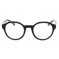 Armani Exchange Men's Eyeglasses - Black Round Frame Clear Demo Lens | 0AX3085 8158 ,