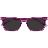 Saint Laurent Unisex Sunglasses - Pink Rectangular Shape Frame Black Lens | SL559 004 ,