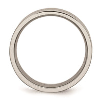 Titanium Grooved 8mm Brushed and Polished Band | TB189 ,
