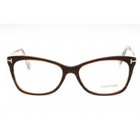 Tom Ford Women's Eyeglasses - Dark Brown Acetate Cat Eye Full Rim Frame | FT5353 050 ,