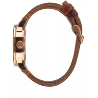 Nixon Men's Watch - Sentry Quartz Rose Gold Case Grey Dial Leather Strap | A377-2001 ,