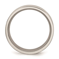 Titanium Flat 8mm Brushed Band | TB33 ,