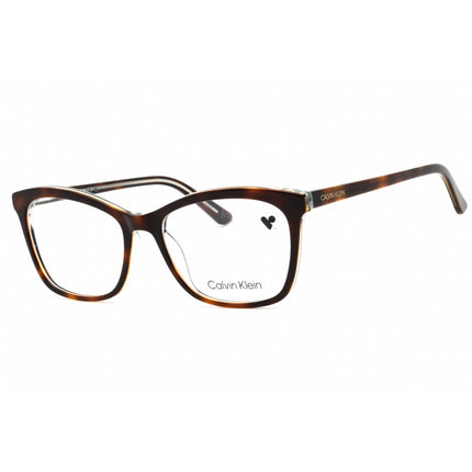 Calvin Klein Women's Eyeglasses - Soft Tortoise/Light Blue Cat Eye Frame | CK19529 251 ,