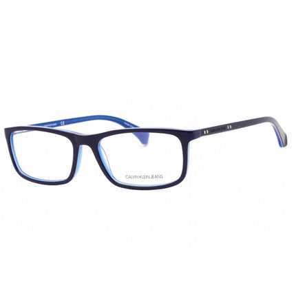 Calvin Klein Jeans Men's Eyeglasses - Blue Acetate Rectangular Frame | CKJ302 404 ,