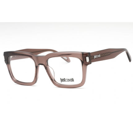 Just Cavalli Women's Eyeglasses - Transparent Brown Plastic Full Rim | VJC015 07AY ,