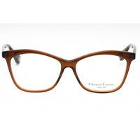 Christian Lacroix Women's Eyeglasses - Brown Plastic Cat Eye Full Rim | CL1070 155 ,