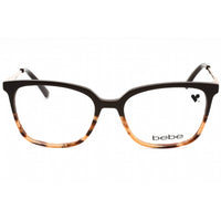 Bebe Women's Eyeglasses - Topaz Animal Plastic Full Rim Square Frame | BB5197 200 ,