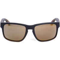 Invicta Unisex Sunglasses - Black TR90 Rectangular Shape Frame Gold Lens | IEW052-02 ,