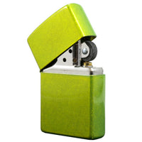 Zippo 24513 Classic Lurid Green Plain Windproof Pocket Lighter ,