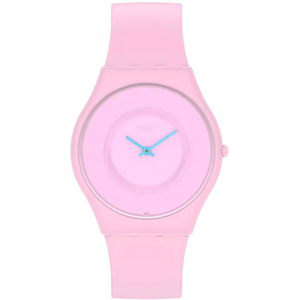 Swatch Unisex Watch - The June Collection Caricia Rosa Pink Strap Quartz | SSO9P100 ,