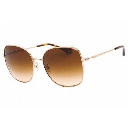 Coach Women's Sunglasses - Gold Metal Butterfly Shape Full Rim Frame | 0HC7133 900574 ,