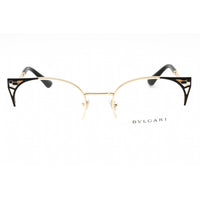 Bvlgari Women's Eyeglasses - Pale Gold/Black Half Rim Cat Eye Frame | 0BV2243 2018 ,
