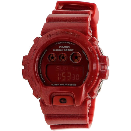 Casio Women's Watch - G-Shock World Time Red Resin Strap Digital Dial | GMDS6900SM-4 ,