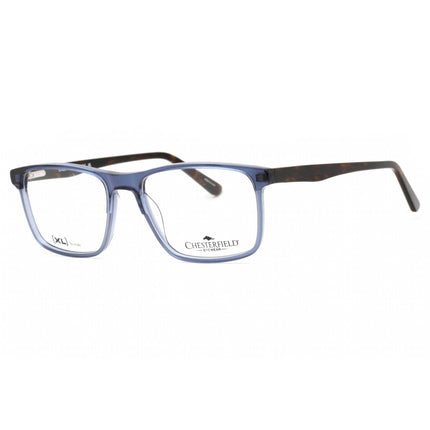 Chesterfield Men's Eyeglasses - Blue Crystal Plastic Rectangular | CH 94XL 0OXZ 00 ,