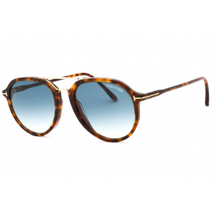 Tom Ford Men's Sunglasses - Red Havana 55mm Frame Blue Gradient Lens | FT0674 54W ,