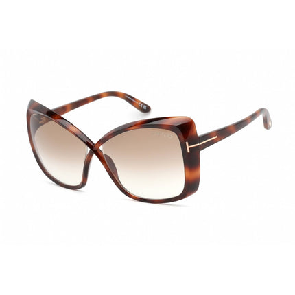Tom Ford Women's Sunglasses - Blonde Havana Plastic Butterfly Shape Frame | FT0943 53F ,