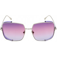 Tom Ford Unisex Sunglasses - Shiny Palladium Metal Square Shape Frame | FT0901 16Z ,