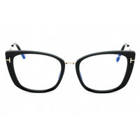 Tom Ford Women's Eyeglasses - Shiny Black Cat Eye Shape Full Rim Frame | FT5816-B 001 ,