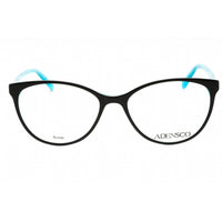 Adensco Women's Eyeglasses - Black Turquoise Plastic Cat Eye Frame | AD 234 0EL9 00 ,