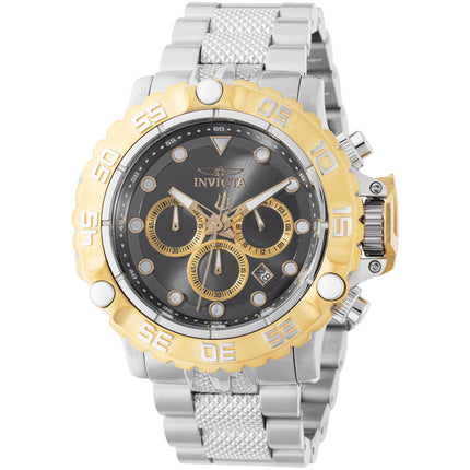 Invicta Men's Chronograph Watch - Subaqua Gunmetal, Gold Tone Dial Bracelet | 47182 ,