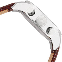 Invicta Men's Chronograph Watch - Force Blue Dial Brown Leather Strap | 3328 ,