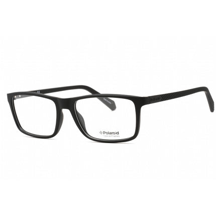 Polaroid Core Men's Eyeglasses - Matte Black Rectangular Frame | Pld D 330 0003 00 ,