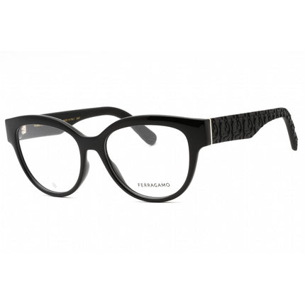 Salvatore Ferragamo Women's Eyeglasses - Black Cat Eye Full Rim Frame | SF2957EN 001 ,