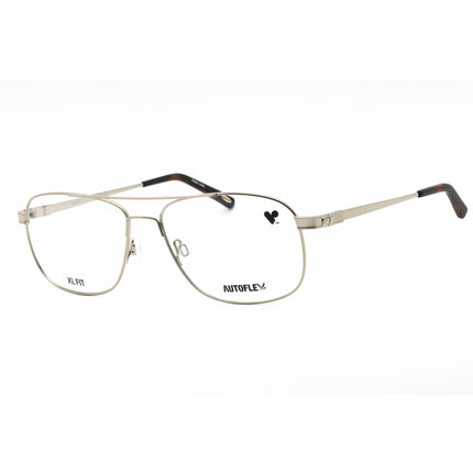 Flexon Men's Eyeglasses - Light Gold Metal Full Rim Frame | Autoflex Desperado 710 ,