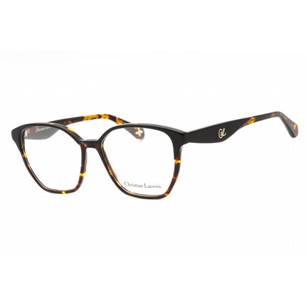 Christian Lacroix Women's Eyeglasses - Havana Plastic Cat Eye Frame | CL1123 007 ,