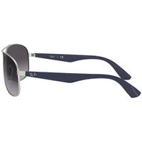 Ray Ban Men's Sunglasses - Silver Frame Grey Shaded Lens | RAY BAN 0RB3526 019/8G ,