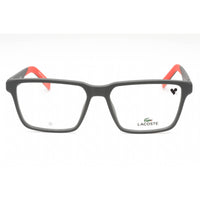 Lacoste Men's Eyeglasses - Dark Grey Plastic Rectangular Full Rim Frame | L2924 024 ,