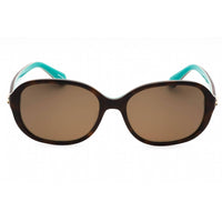 Kate Spade Women's Sunglasses - Havana Turquoise Oval Frame | IZABELLA/G/S 0FZL SP ,