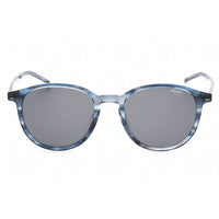 Hugo Men's Sunglasses - Blue Horn Oval Full Rim Plastic Frame | HG 1169/S 038I IR ,