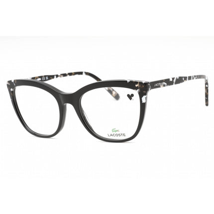 Lacoste Women's Eyeglasses - Black Plastic Cat Eye Shape Full Rim Frame | L2884 001 ,