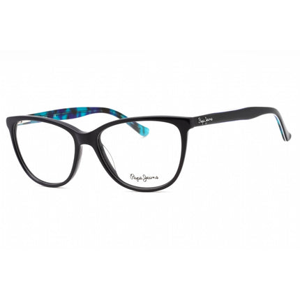 Pepe Jeans Women's Eyeglasses - Navy Plastic Cat Eye Full Rim Frame | PJ3335 SANDRA C2 ,