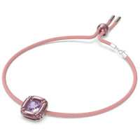 Swarovski Women's Choker Necklace - Dulcis Pink Cord Purple Crystal | 5626400 ,