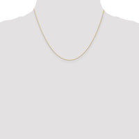 14k .6 mm Carded Cable Rope Chain | 6RY ,