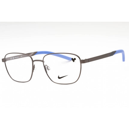 Nike Men's Eyeglasses - Brushed Gunmetal Full Rim Rectangular Frame | NIKE 8212 070 ,