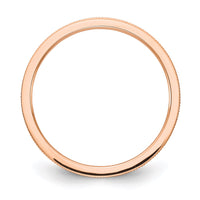 14K Rose Gold 1.2mm Line Pattern Stackable Band | STK21-120R ,