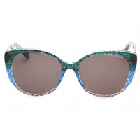 Marc Jacobs Women's Sunglasses - Green Blue Glitter Cat Eye Frame | MARC 421/S 0STX IR ,