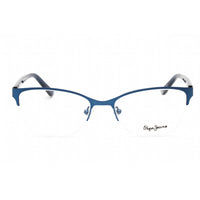 Pepe Jeans Women's Eyeglasses - Blue Metal Cat Eye Frame Clear Demo Lens | PJ1388 C2 ,