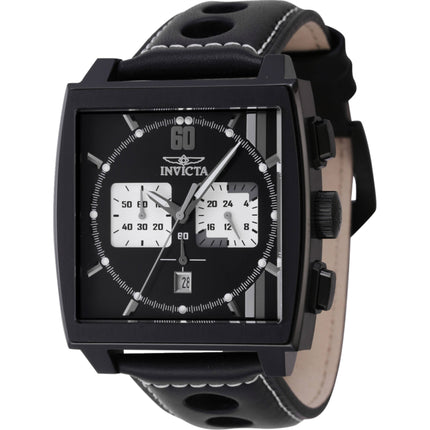Invicta Men's Watch - S1 Rally Chronograph Black and Silver Dial Strap Date | 46853 ,