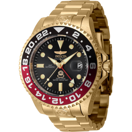 Invicta Men's Watch - Pro Diver Automatic Charcoal Dial Yellow Gold Bracelet | 45670 ,